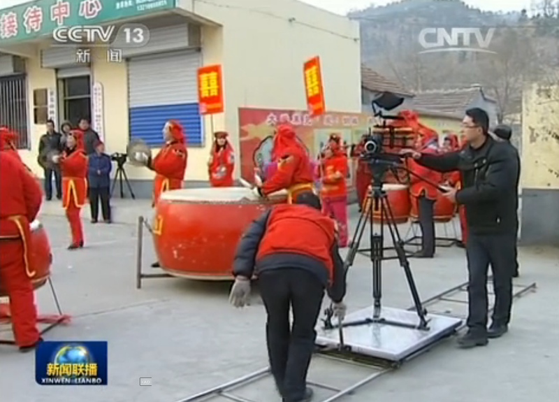 CCTV-1《新闻联播》新春走基层用时3分钟，专题报道。CCTV-13重播。